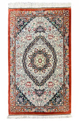 #6044 Pure silk Persian Qom by Bastan